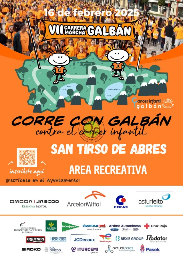 VII Carrera Galbán 2025 en San Tirso de Abres