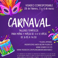 Talleres infantiles de Carnaval en Vegadeo