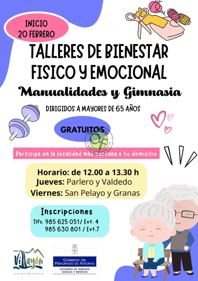 Talleres de bienestar físico y emocional 