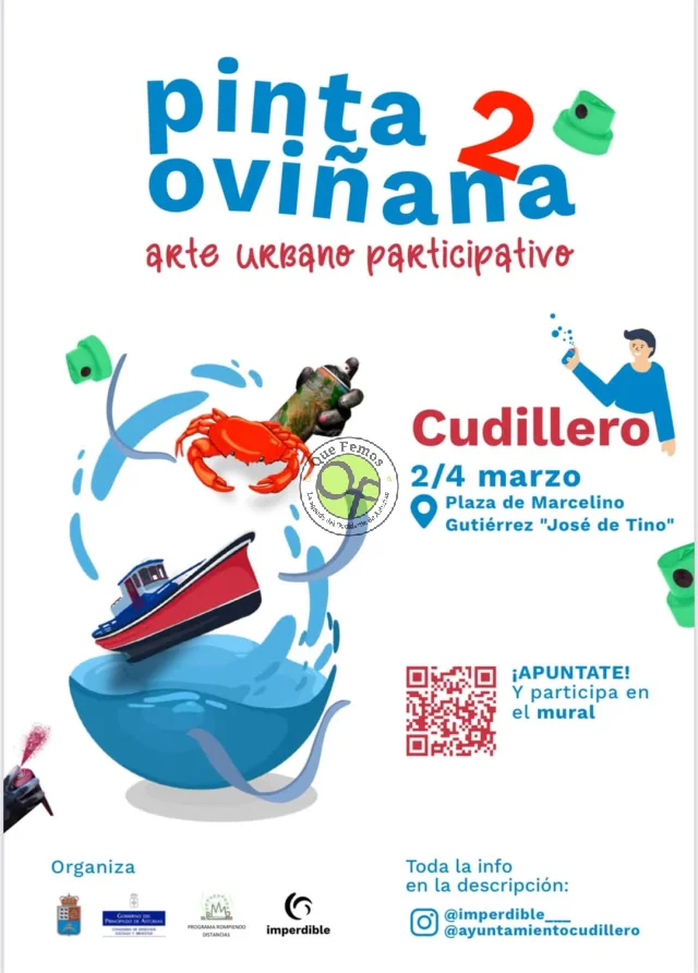 Pinta Oviñana, arte urbano participativo