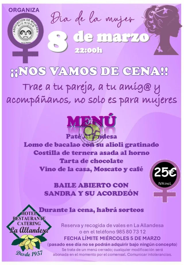 La Asociación de Mujeres Río Nisón celebra el Día de la Mujer 2025