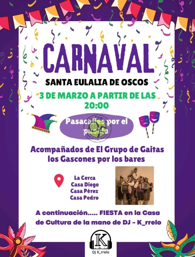 Carnaval 2025 en Santalla de Oscos