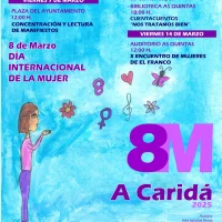 Programación del Día Internacional de la Mujer 2025 en A Caridá