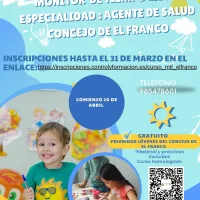 Curso de monitor de tiempo libre especialidad: agente de salud en el Concejo de El Franco