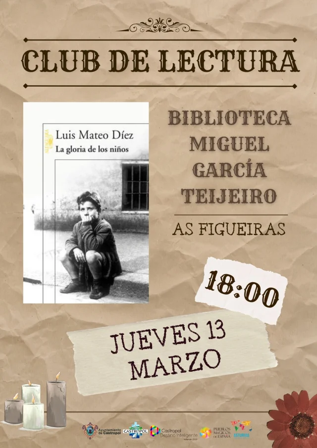 Club de Lectura en la Biblioteca de As Figueiras sobre Luis Mateo Díez