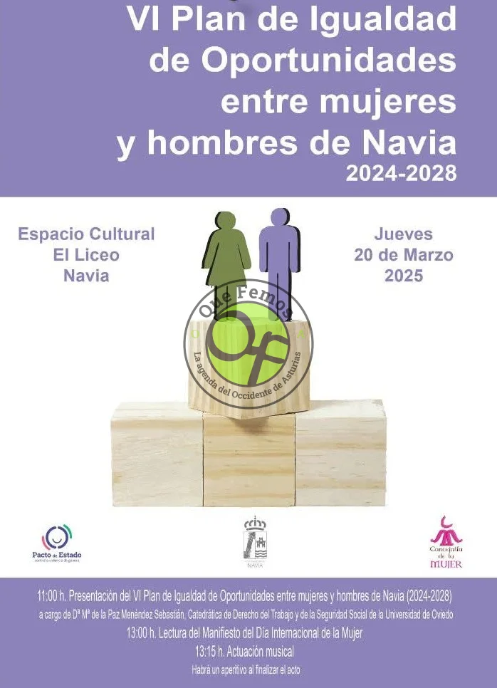 Navia presenta el VI Plan de Igualdad de Oportunidades entre mujeres y