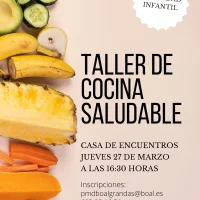 Taller infantil de cocina saludable en Boal
