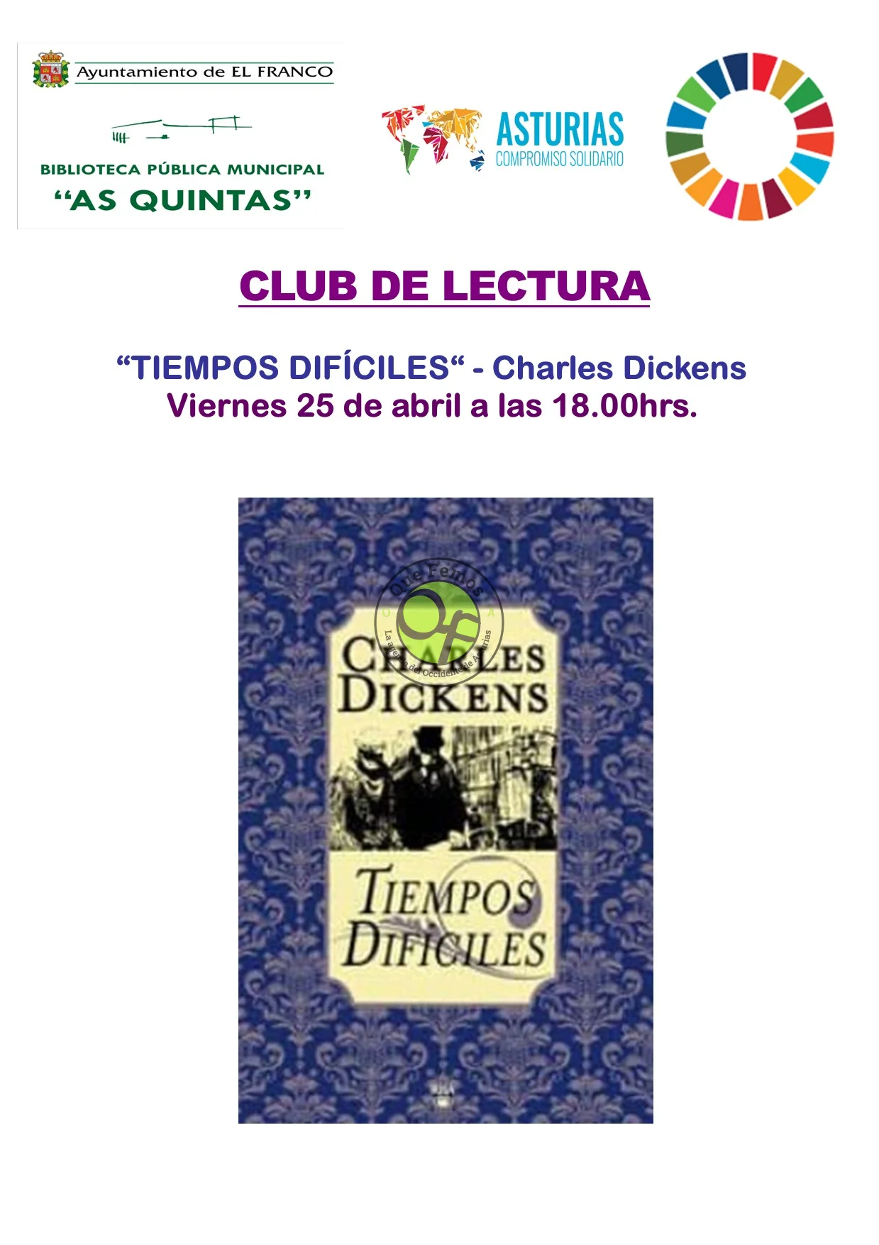 El Club de Lectura de la Biblioteca de As Quintas se reúne en torno al
