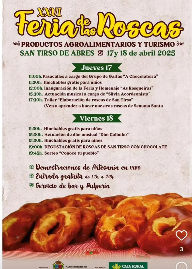 Feria de las Roscas en San Tirso de Abres 2025