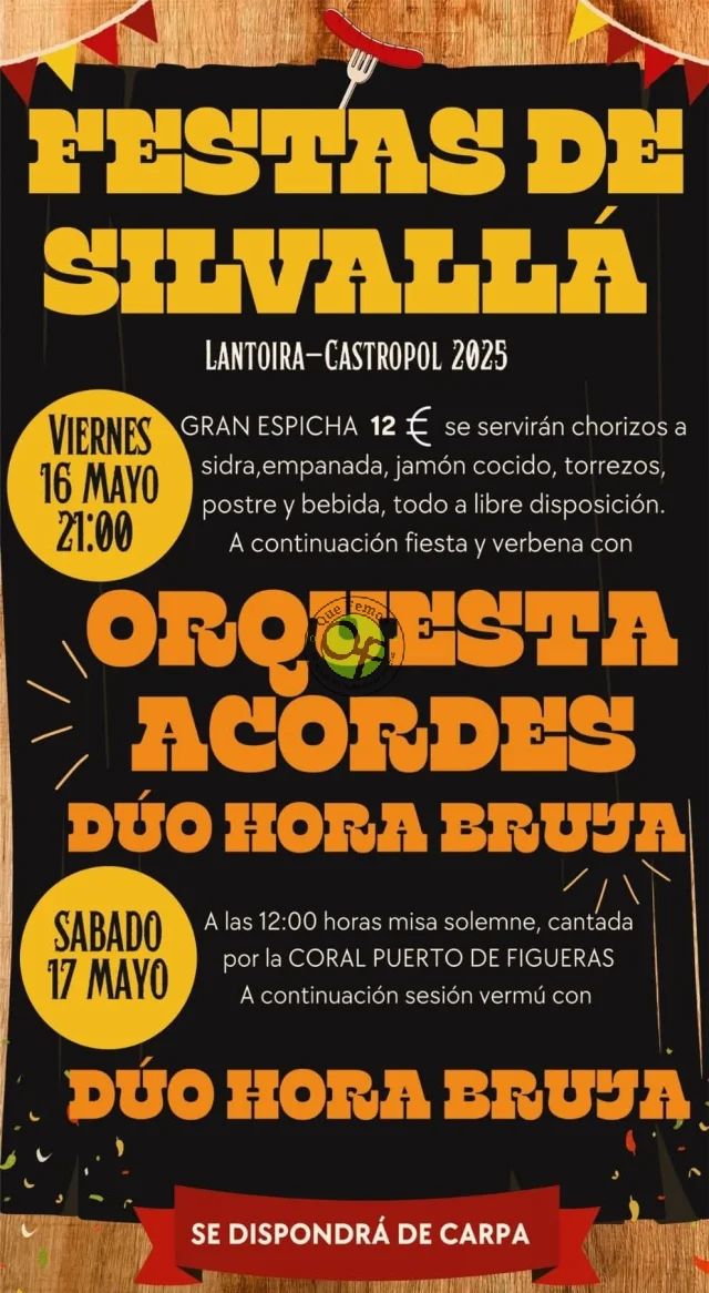 Festa de Silvallá 2025 en Lantoira