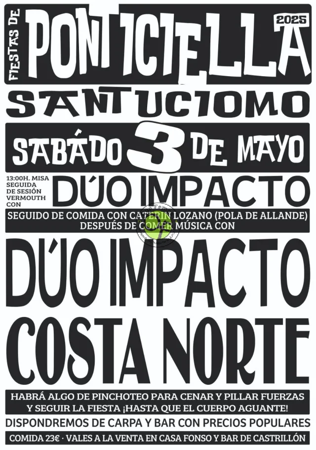 Fiestas de Santuciomo 2025 en Ponticella