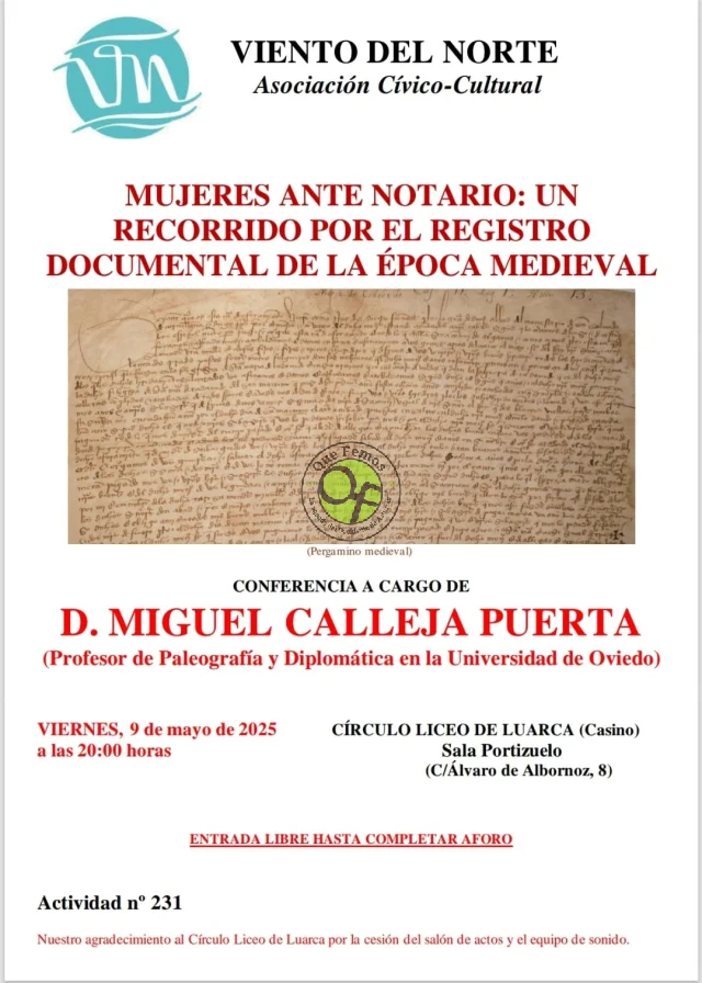 Conferencia en Luarca: 