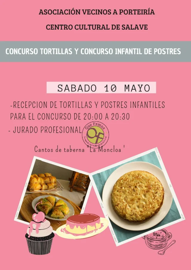  Concurso de Tortillas y Concurso Infantil de Postres en Salave