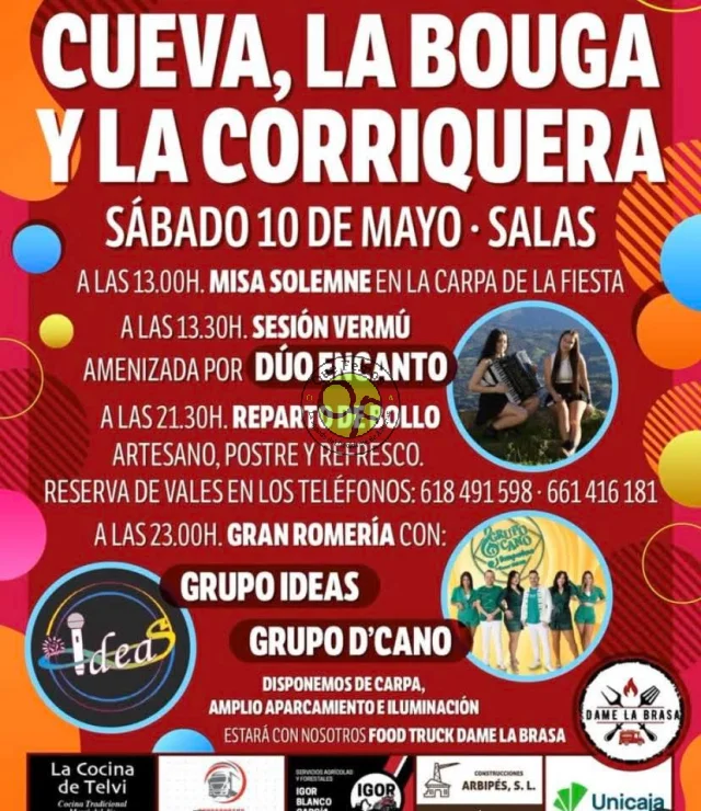 Fiesta de Cueva, La Bouga y La Corriquera 2025