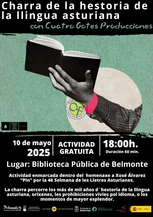 Cuatro Gotes Producciones ofrece una charla en Belmonte de Miranda