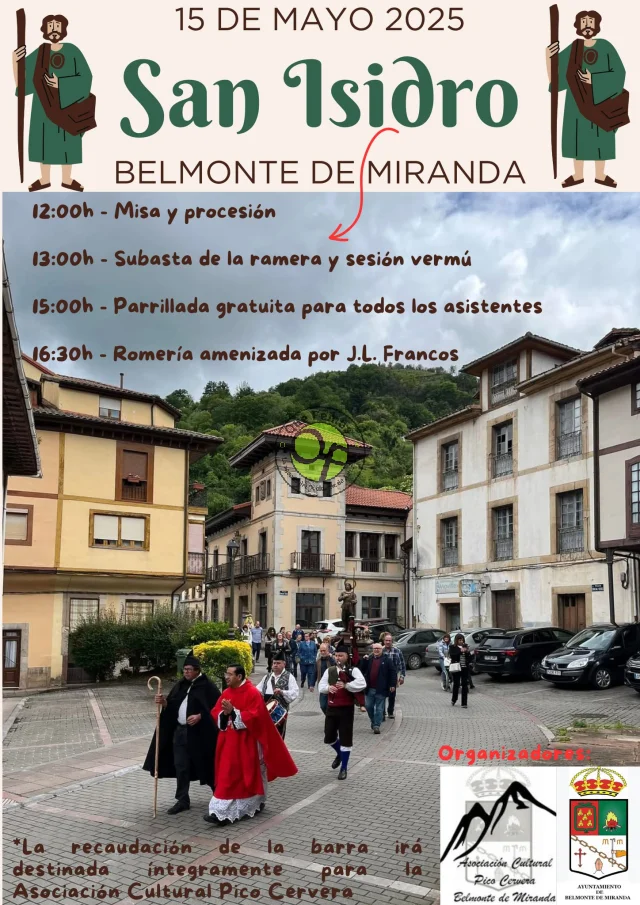 Fiesta de San Isidro 2025 en Belmonte de Miranda