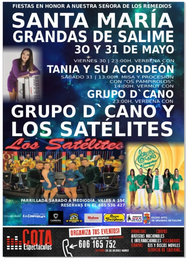Fiestas de Nuestra Señora de los Remedios 2025 en Santa María