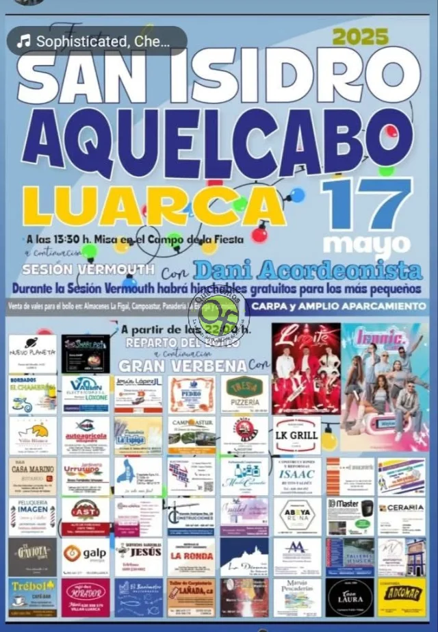 Fiestas de San Isidro 2025 en Aquelcabo