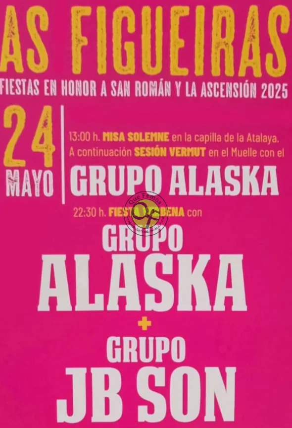 Fiestas de San Román y la Ascensión 2025 en As Figueiras