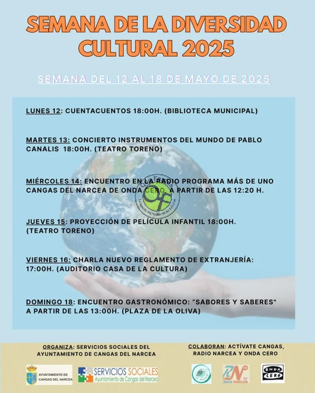 Semana de la Diversidad Cultural en Cangas del Narcea 2025