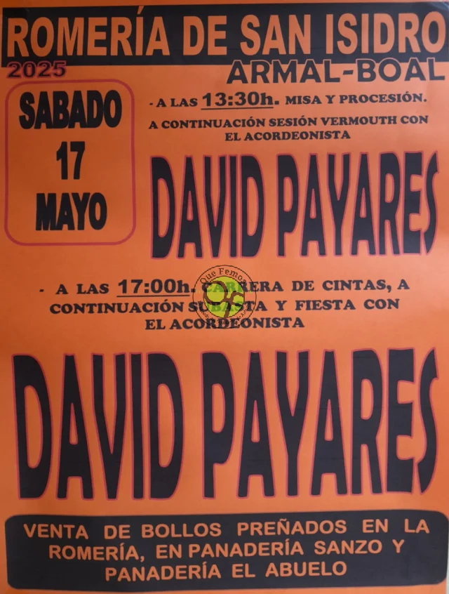 Romería de San Isidro 2025 en Armal-Boal