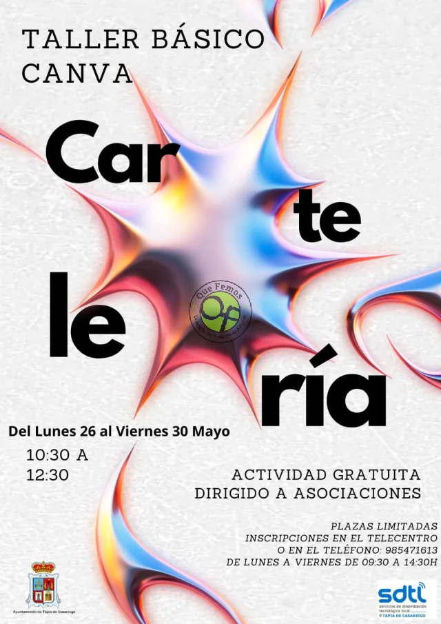 Taller básico de Canva en Tapia