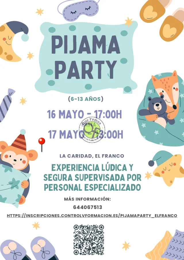 Pijama Party en A Caridá