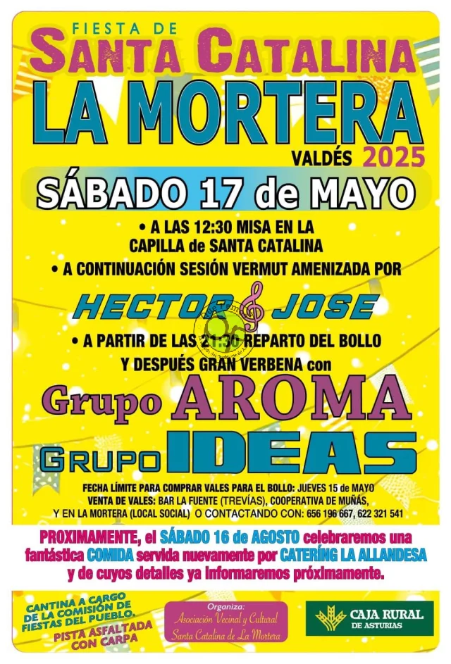 Fiesta de Santa Catalina 2025 en La Mortera
