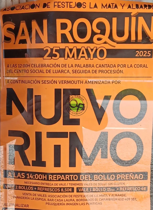 Fiesta de San Roquín 2025 en La Mata y Albarde