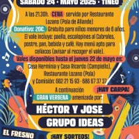 Cena-baile en El Fresno