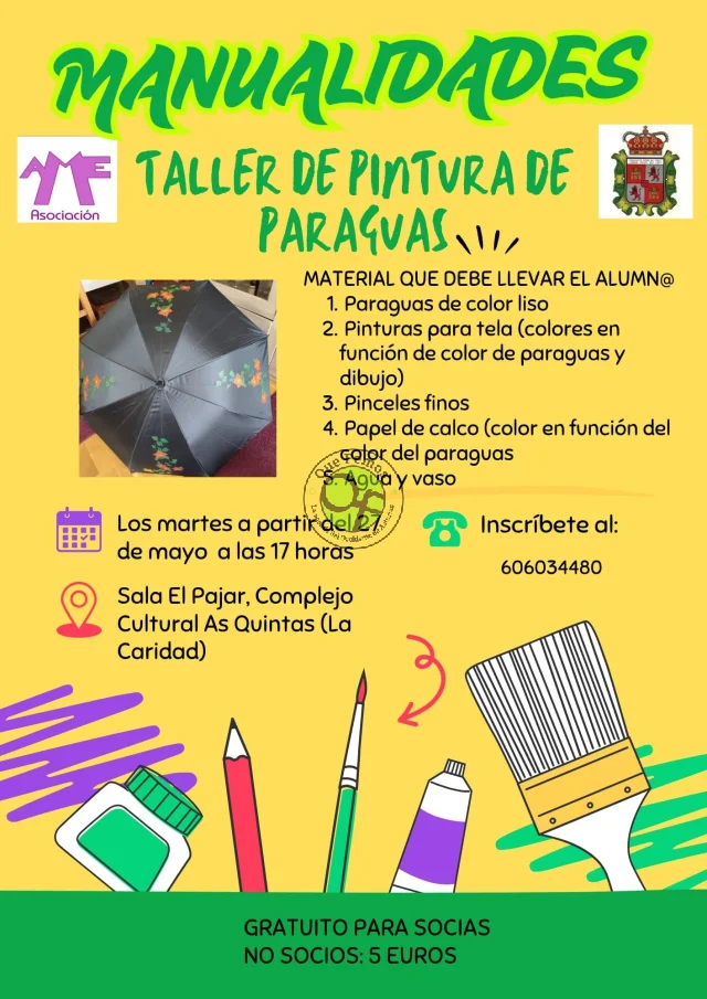 Taller de pintura de paraguas en As Quintas