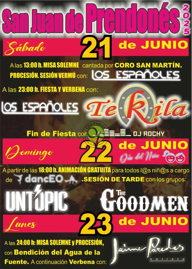 Fiestas de San Juan de Prendonés 2025