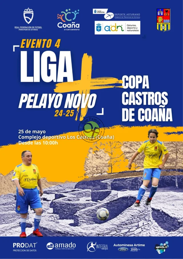 La Liga+ Pelayo Novo se vivirá con emoción en Coaña