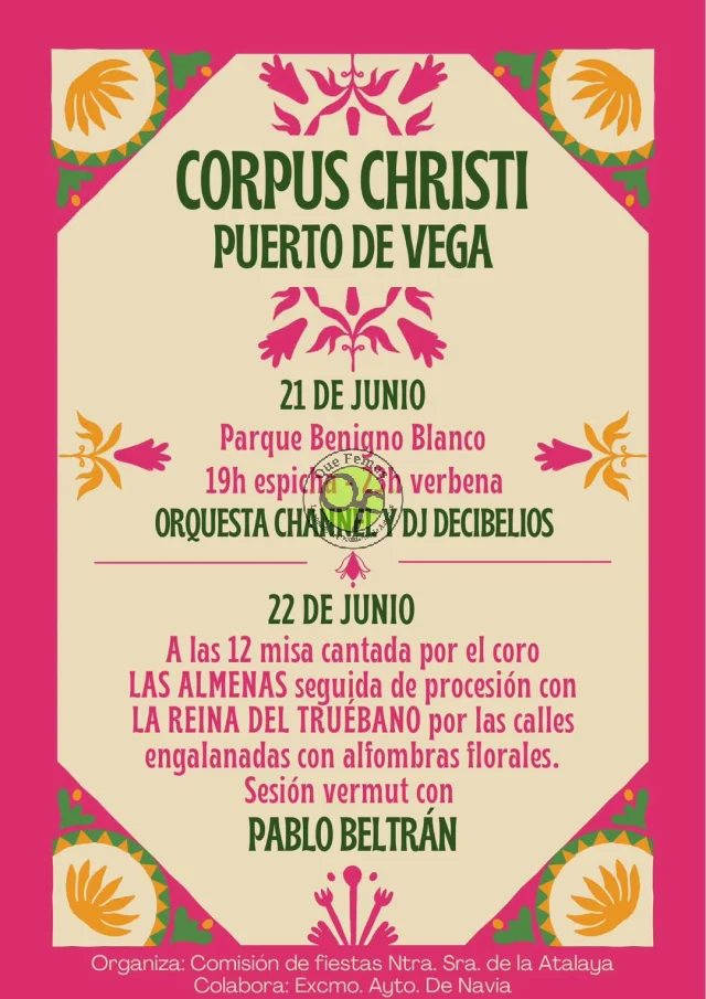 Corpus Christi 2025 en Puerto de Vega