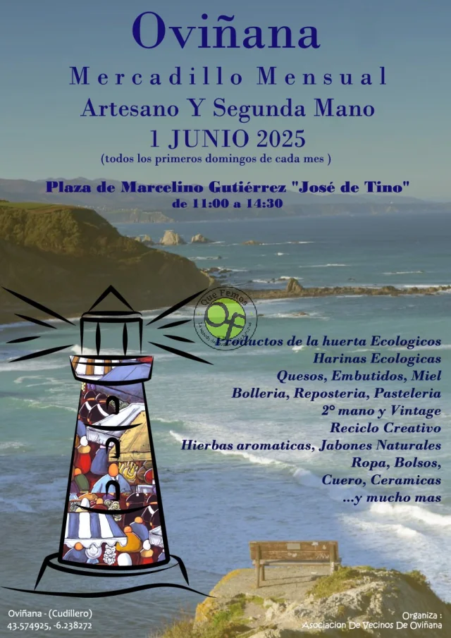 Mercadillo Mensual Artesano y Segunda Mano en Oviñana