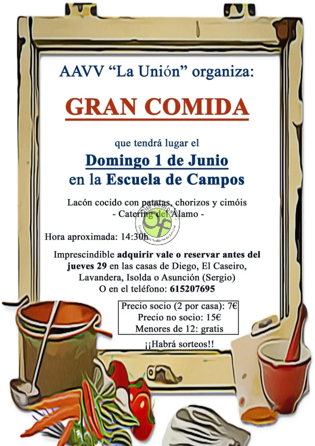 Campos estrena junio con una gran comida