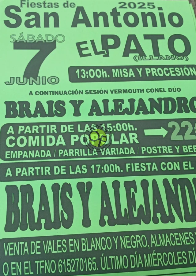 Fiesta de San Antonio 2025 en El Pato