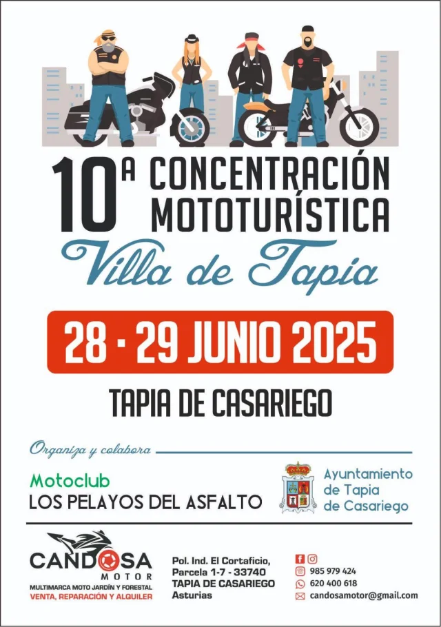  X Concentración Mototurística Villa de Tapia 2025 