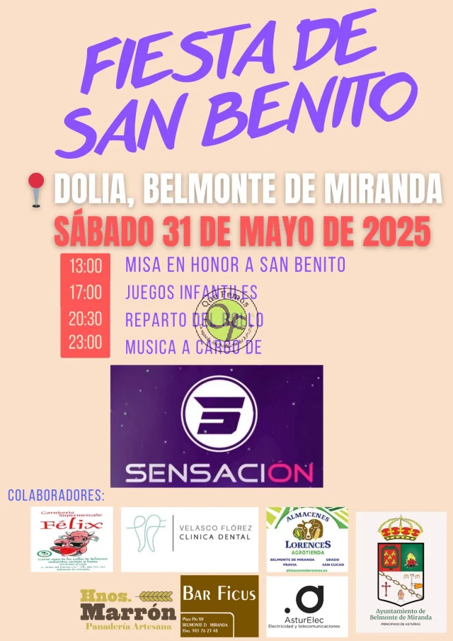 Fiesta de San Benito 2025 en Dolia