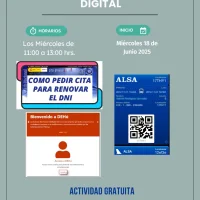 En Tapia se podrá aprender a pedir citas online y usar el certificado digital a través de un instructivo taller