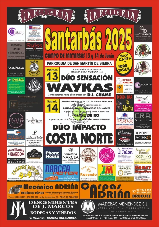 Fiestas de Santarbás 2025