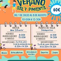Campamento de Verano 2025 de Sal y Pimienta en Navia y Puerto de Vega