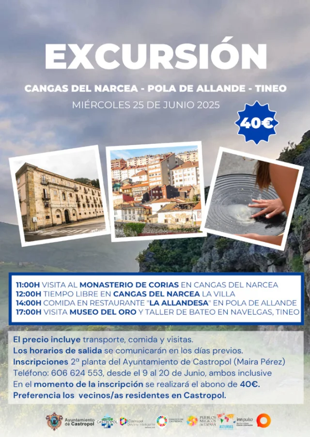 Castropol visitará Cangas del Narcea, Allande y Tineo