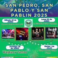 Fiestas de San Pedro, San Pablo y San Pablín 2025 en Cudillero