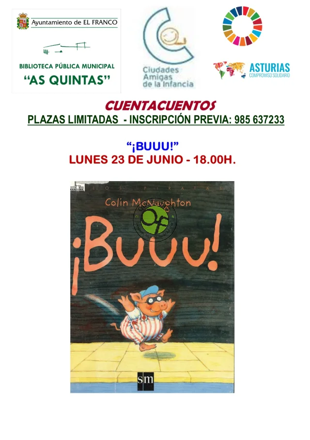 Cuentacuentos en la Biblioteca de As Quintas: 