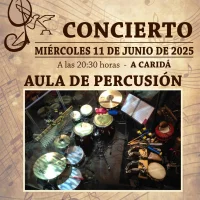Concierto del Aula de Percusión de la Escuela de Música Arcángel San Miguel en As Quintas