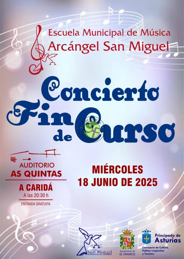Concierto de Fin de Curso de la Escuela de Música Arcángel San Miguel