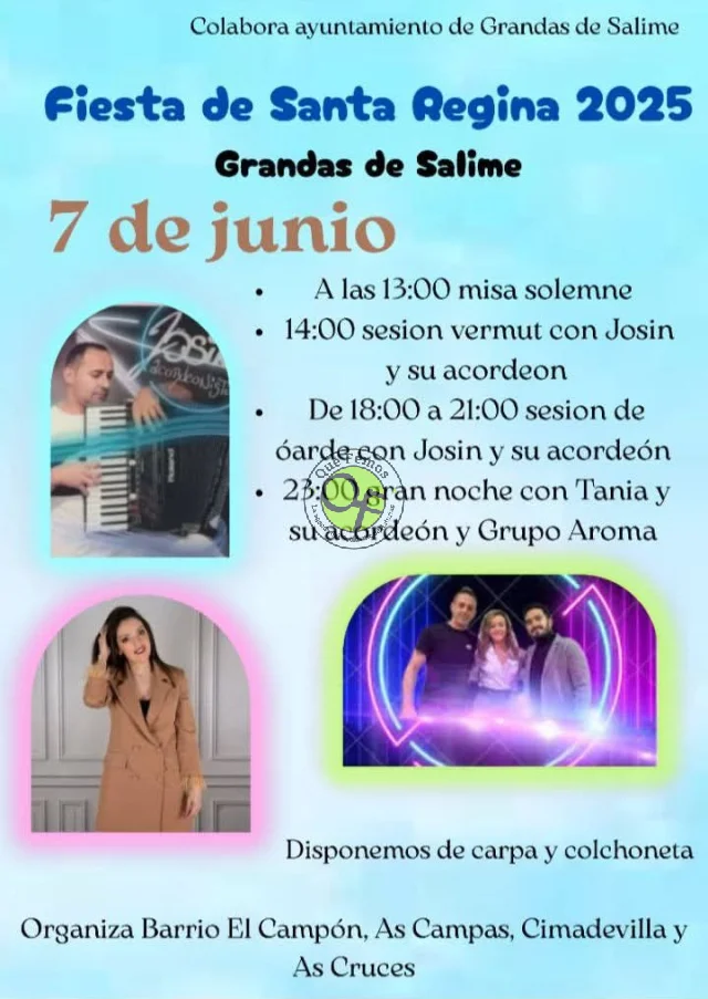 Fiesta de Santa Regina 2025 en Grandas de Salime