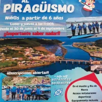 Cursillos de Iniciación al Piragüismo con el Club Albiones del Navia