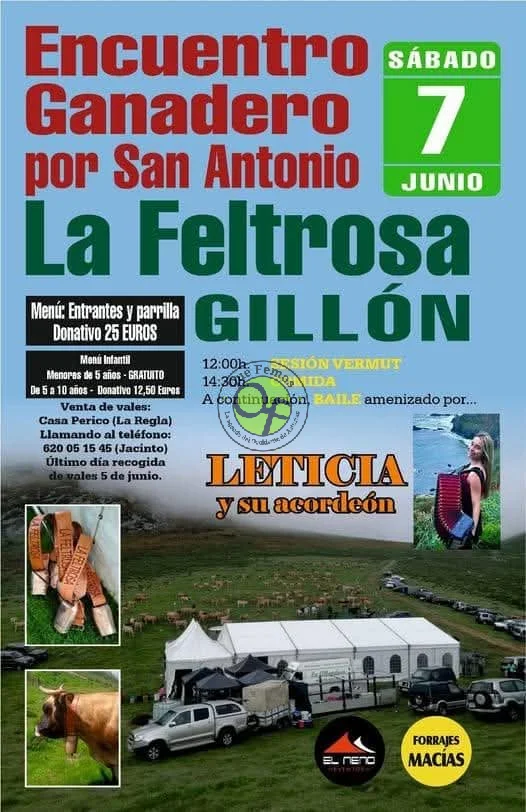 Encuentro ganadero  por San Antonio 2025 en La Feltrosa Gillón